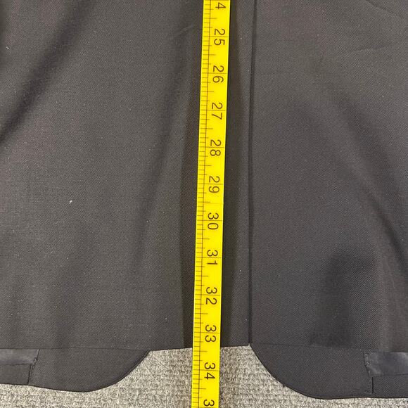 Jos A Bank Blazer Mens 40L Navy with Gold Buttons Sport Coat Dress Jacket *Flaw - Picture 11 of 15